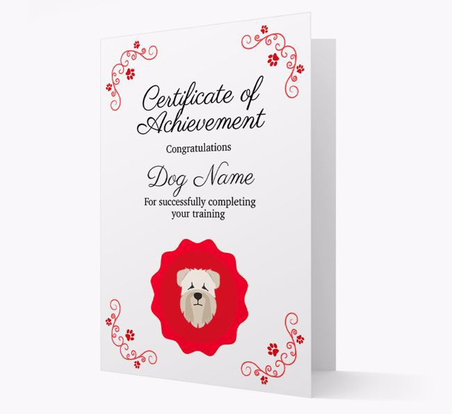 Graduation Certificate: Personalized {breedFullName} Card